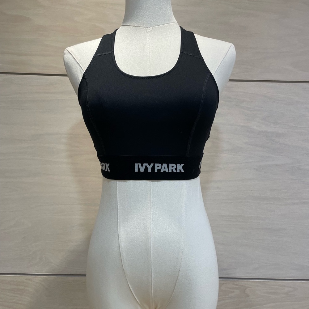 IVY PARK Black Sports Bra